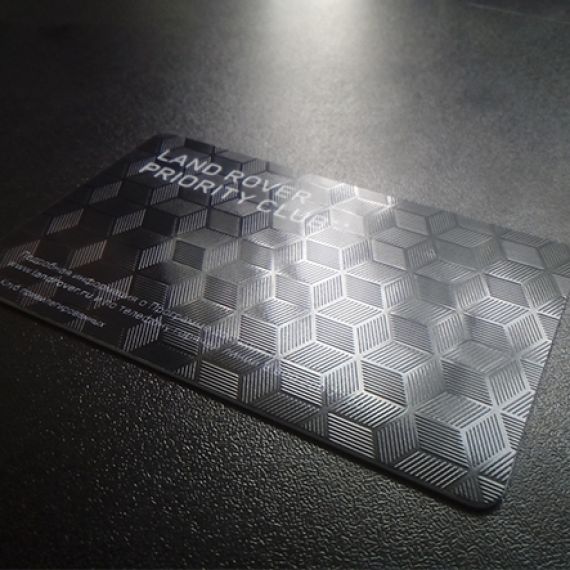 Карты на фактурном пластике Заказать в Могилеве