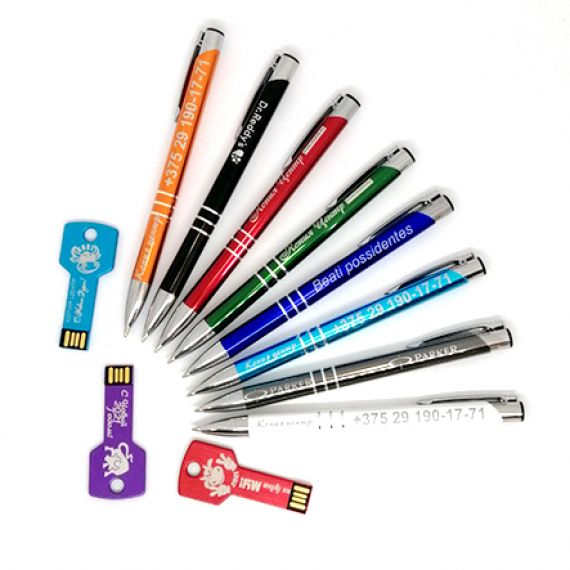 Гравировка на Ручках и Флешках